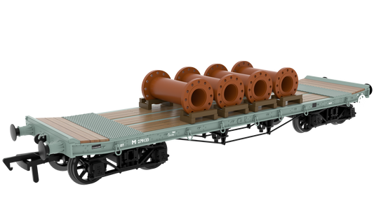 WD 35T Rectank No.M279133 BR Grey (Pipe Load)