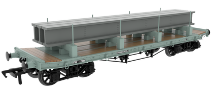 985016 WD 35T Rectank No.W17330 BR Grey (Girder Load on Bolster)