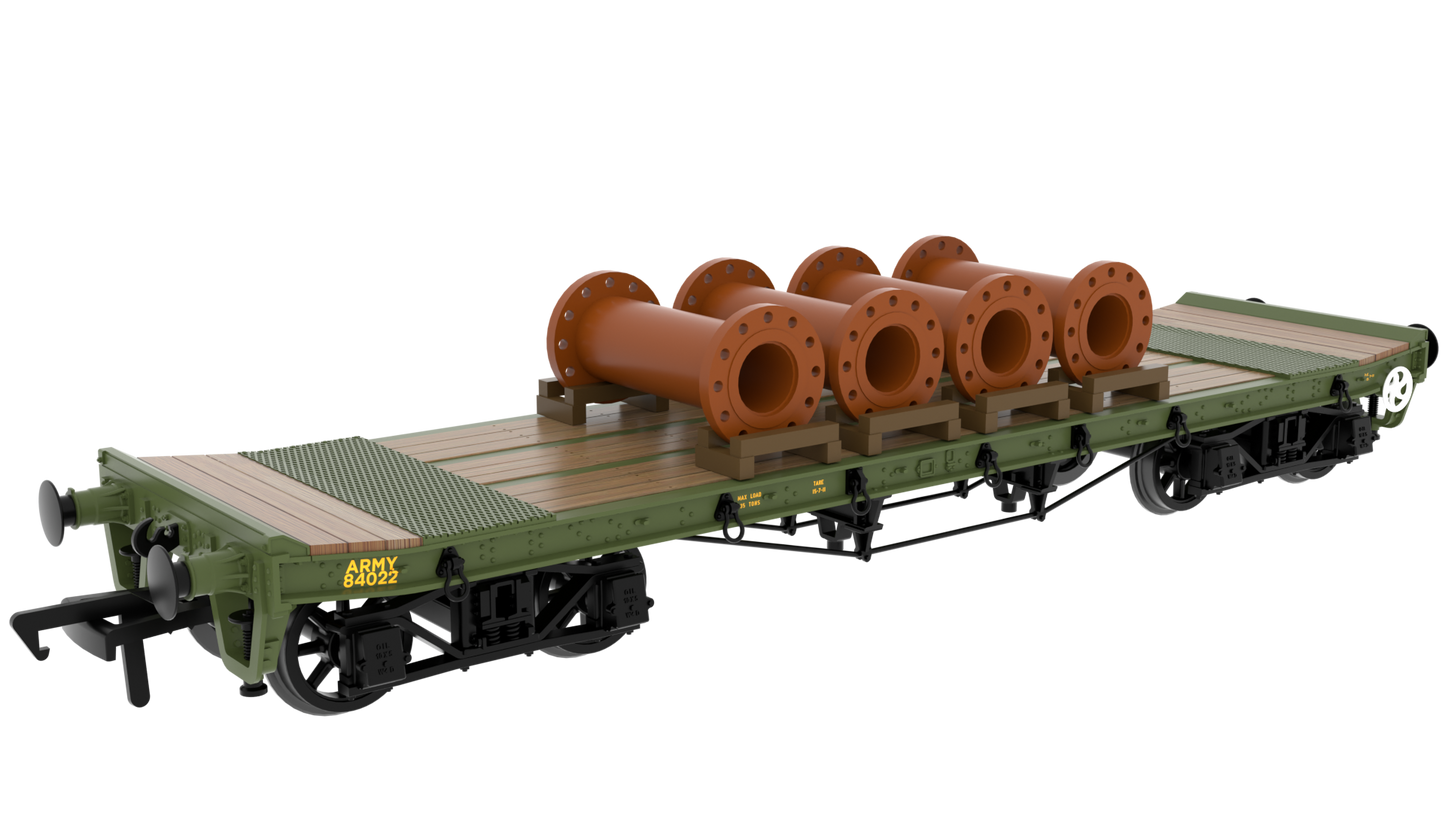 WD 35T Rectank No.84022 Army Green (Pipe Load)