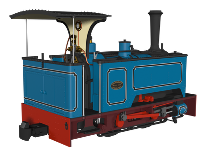 Sirdar Class 0-4-0 Kerr, Stuart & Co. Long-Tank Lined Blue Steam Locomotive