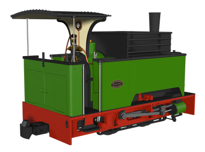 Sirdar Class 0-4-0 Kerr, Stuart & Co. Long-Tank Plain Green Steam Locomotive