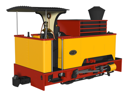 Sirdar Class 0-4-0 Kerr, Stuart & Co. Long-Tank Plain Yellow Steam Locomotive - DCC Fitted