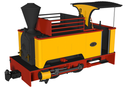 Sirdar Class 0-4-0 Kerr, Stuart & Co. Long-Tank Plain Yellow Steam Locomotive - DCC Fitted