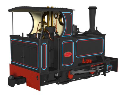 Sirdar Class 0-4-0 Kerr, Stuart & Co. Short-Tank 'What If' - Penrhyn Lined Black Steam Locomotive - DCC Fitted