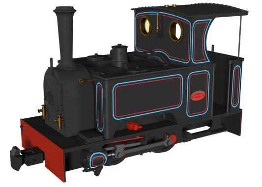 Sirdar Class 0-4-0 Kerr, Stuart & Co. Short-Tank 'What If' - Penrhyn Lined Black Steam Locomotive