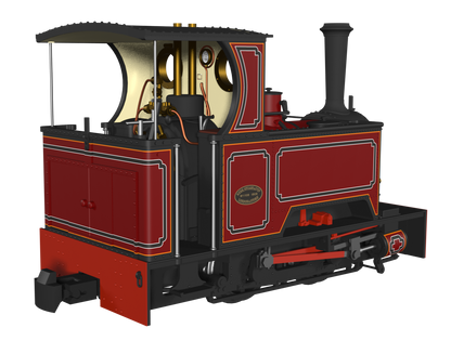 Sirdar Class 0-4-0 Kerr, Stuart & Co. Short-Tank 'What If' - FR Lined Red Steam Locomotive - DCC Fitted