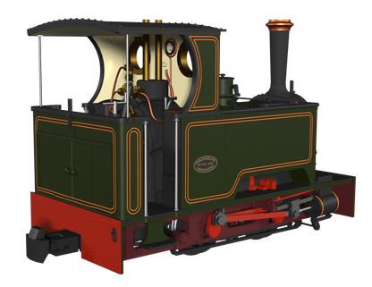 Sirdar Class 0-4-0 Kerr, Stuart & Co. Short-Tank 'What If' - Lined Green Steam Locomotive - DCC Fitted