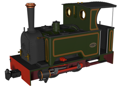 Sirdar Class 0-4-0 Kerr, Stuart & Co. Short-Tank 'What If' - Lined Green Steam Locomotive - DCC Fitted