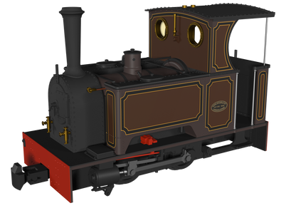 Sirdar Class 0-4-0 Kerr, Stuart & Co. Short-Tank 'What If' - Lined Umber Steam Locomotive - DCC Fitted
