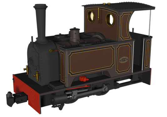 Sirdar Class 0-4-0 Kerr, Stuart & Co. Short-Tank 'What If' - Lined Umber Steam Locomotive - DCC Fitted
