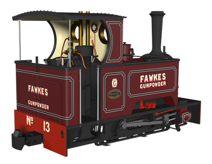 Sirdar Class 0-4-0 Kerr, Stuart & Co. Short-Tank 'What If' - G. Fawkes Lined Maroon Steam Locomotive - DCC Fitted