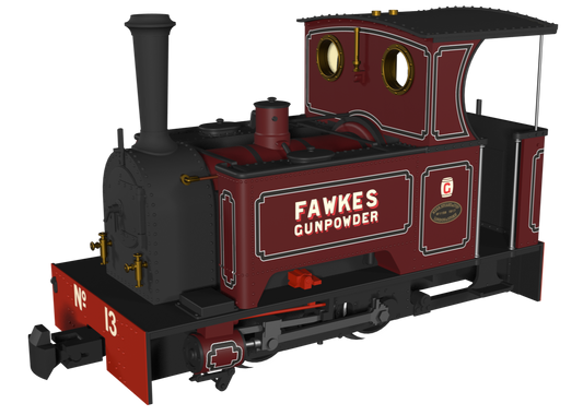 Sirdar Class 0-4-0 Kerr, Stuart & Co. Short-Tank 'What If' - G. Fawkes Lined Maroon Steam Locomotive