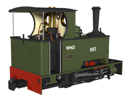 Sirdar Class 0-4-0 Kerr, Stuart & Co. Short-Tank 'What If' - WDLR Plain Green Steam Locomotive