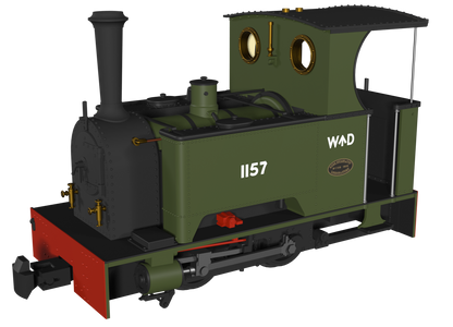 Sirdar Class 0-4-0 Kerr, Stuart & Co. Short-Tank 'What If' - WDLR Plain Green Steam Locomotive