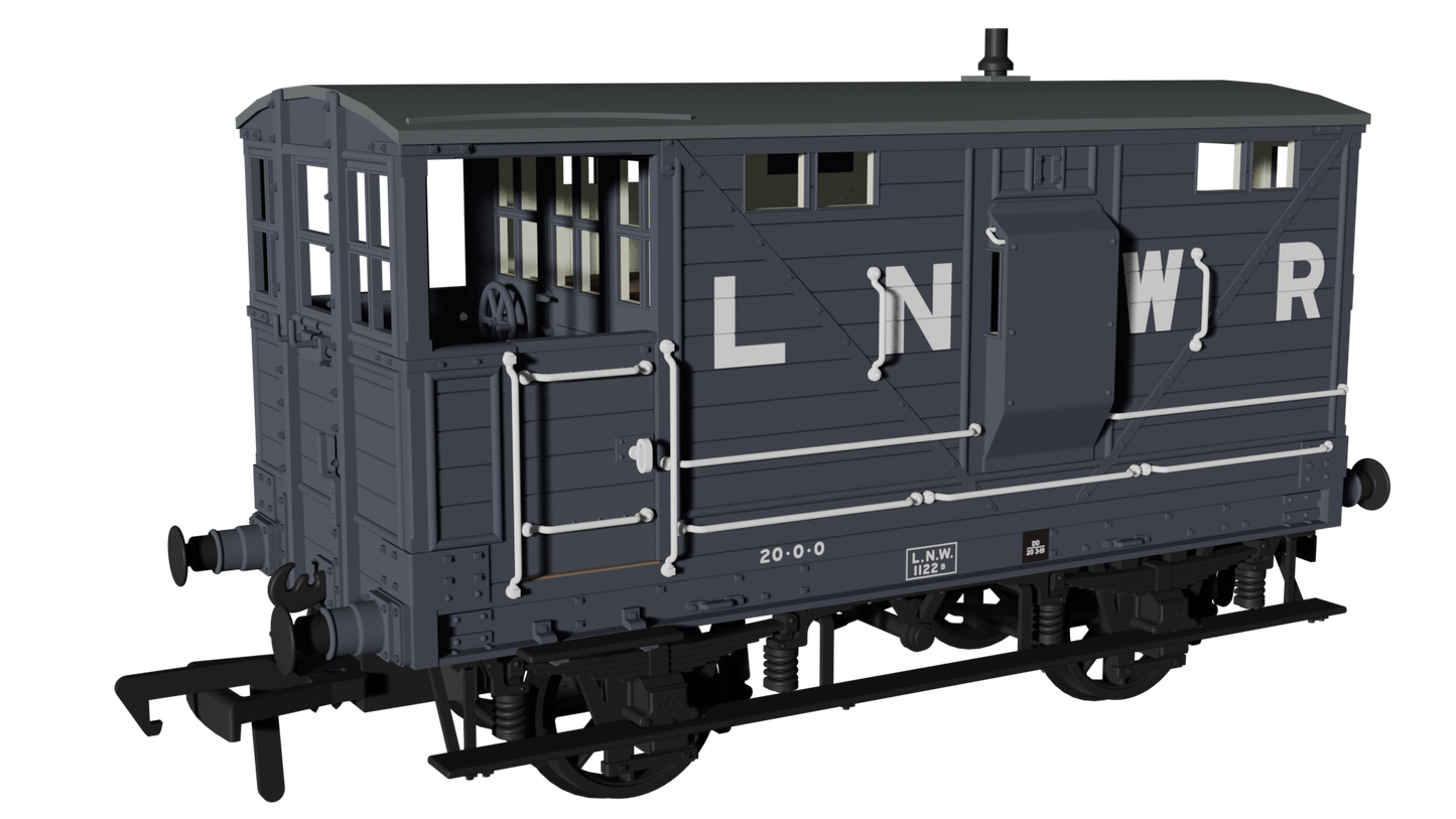 LNWR D17b Brake - LNWR No.1122b
