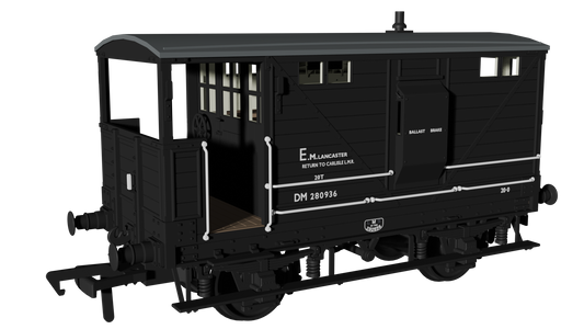 LNWR D17b Brake - BR Departmental No.DM280936