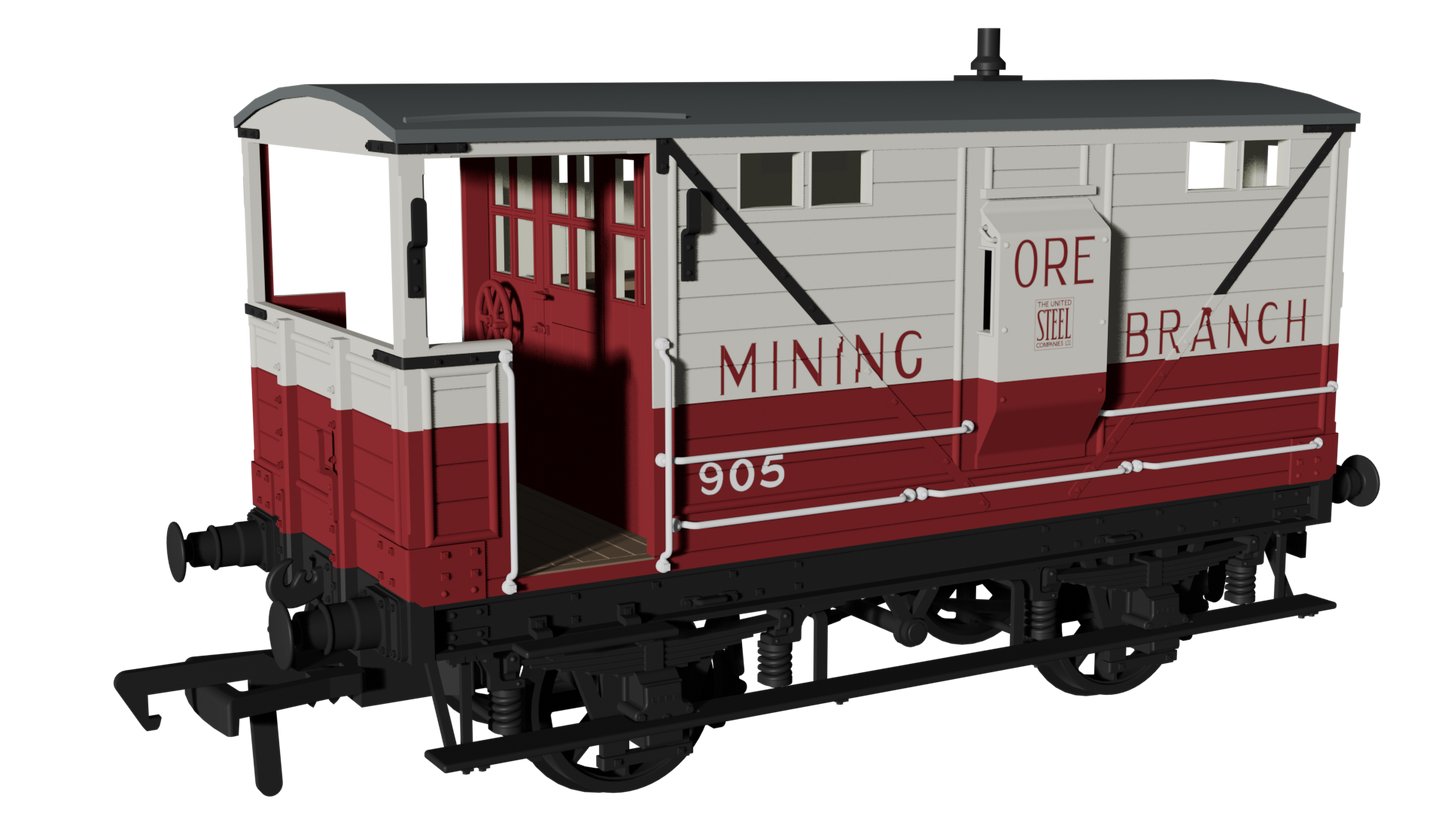 LNWR D17b Brake - Ore Mining Branch No.905