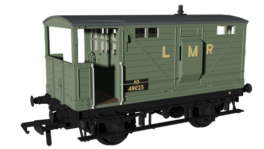 LNWR D17b Brake - LMR No.AD49025