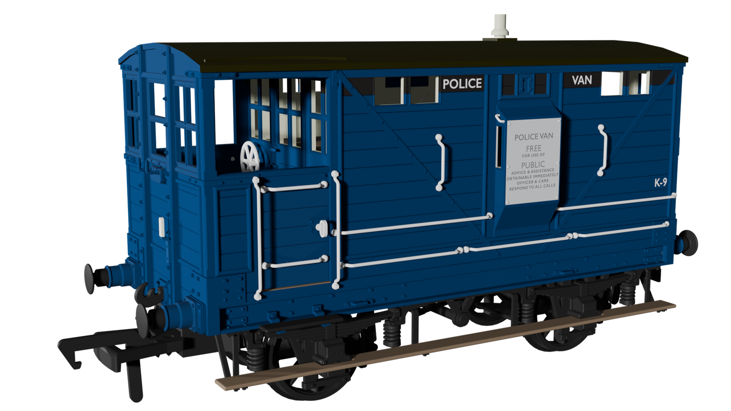 LNWR D17b Brake - Police Blue No.K-9
