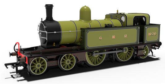 GNR C2 Tank No.1020 GNR Lined Green Steam Locomotive - DCC Sound