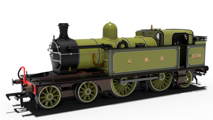 GNR C2 Tank No.1528 GNR Lined Green Steam Locomotive - DCC Sound