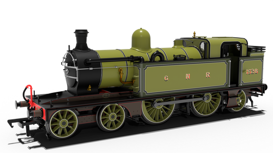 GNR C2 Tank No.1528 GNR Lined Green Steam Locomotive - DCC Sound