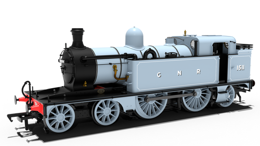 GNR C2 Tank No.1511 GNR Grey Steam Locomotive - DCC Sound