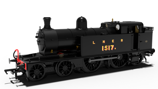 LNER C12 Tank No.1517N L&NER Black Steam Locomotive - DCC Sound