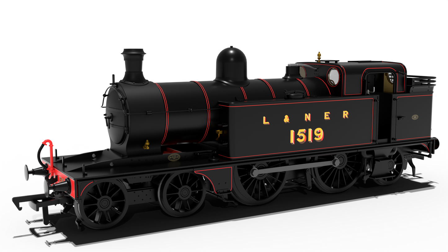 LNER C12 Tank No.1519 L&NER Lined Black Steam Locomotive - DCC Sound