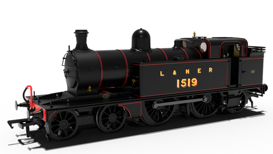 LNER C12 Tank No.1519 L&NER Lined Black Steam Locomotive - DCC Sound