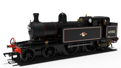 LNER C12 Tank No.67352 BR Lined Black (Late Crest) Steam Locomotive - DCC Sound