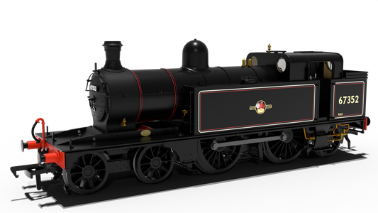 LNER C12 Tank No.67352 BR Lined Black (Late Crest) Steam Locomotive - DCC Sound