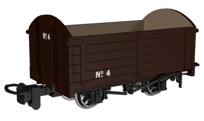 990001 Dropside Open - Plain Brown No.4