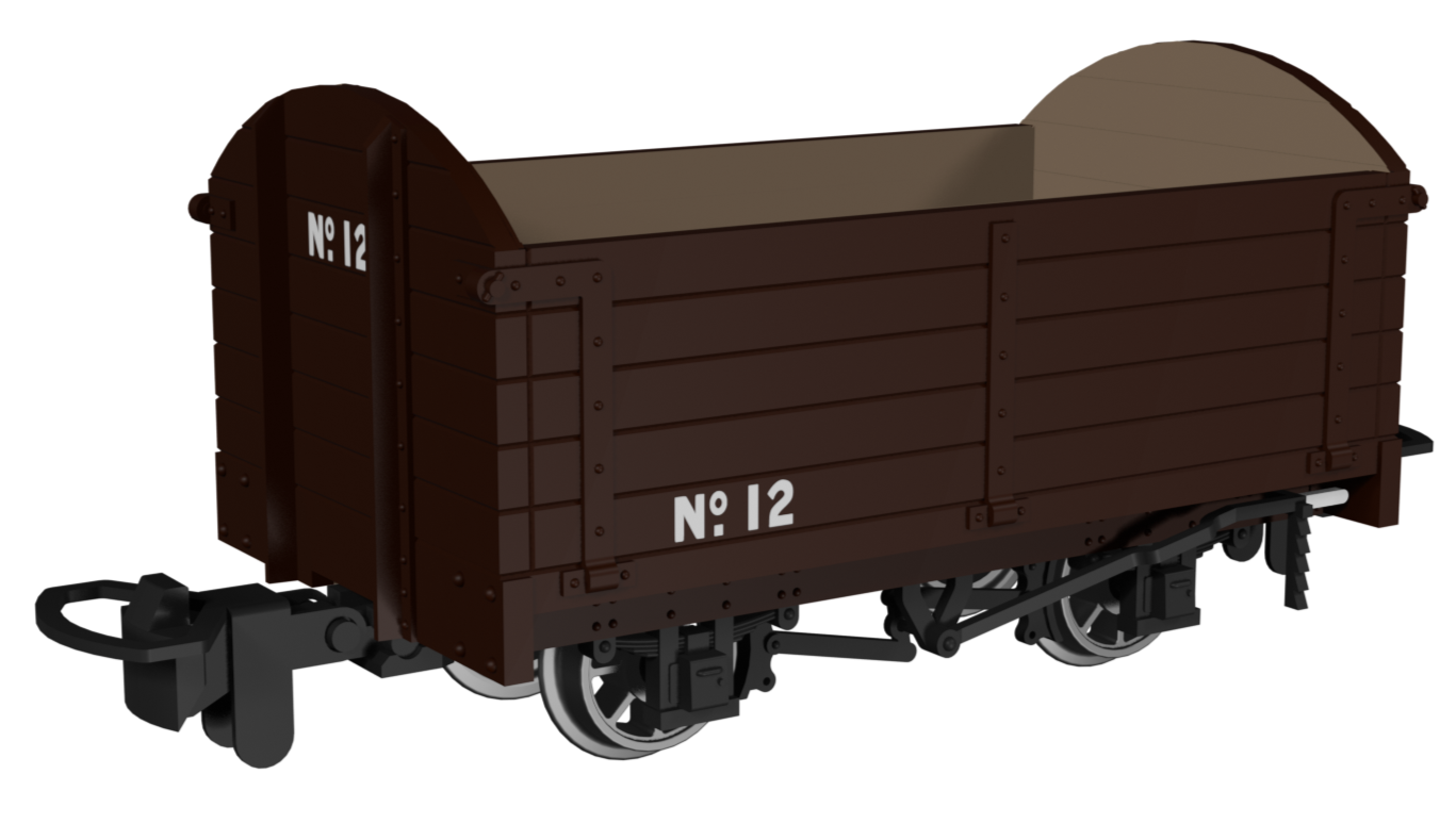Dropside Open - Plain Brown No.12