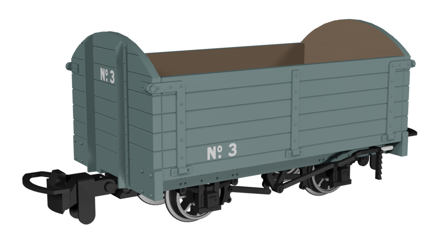 Dropside Open - Plain Grey No.3