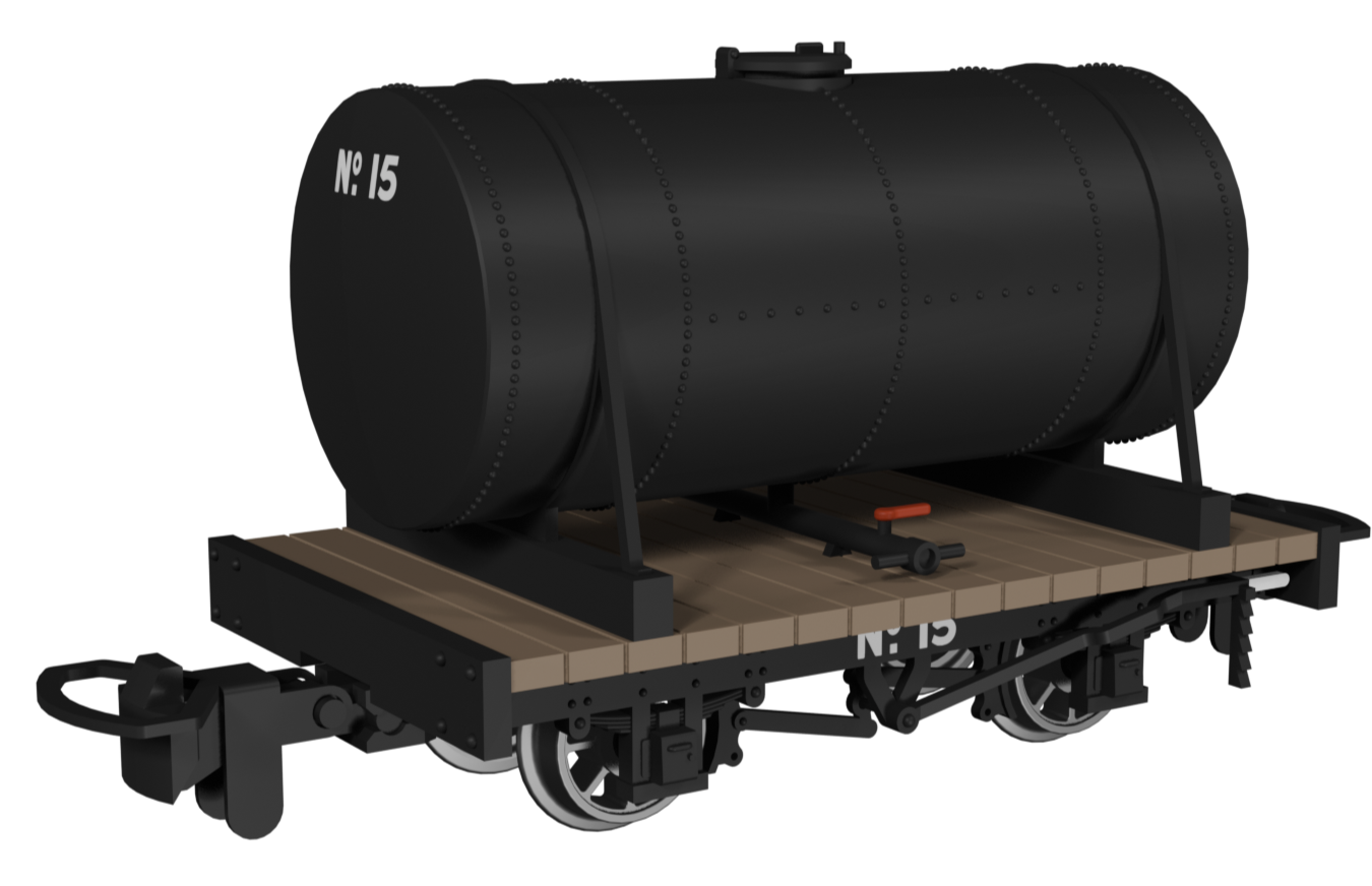 Cylindrical Tank -  Plain Black No.15