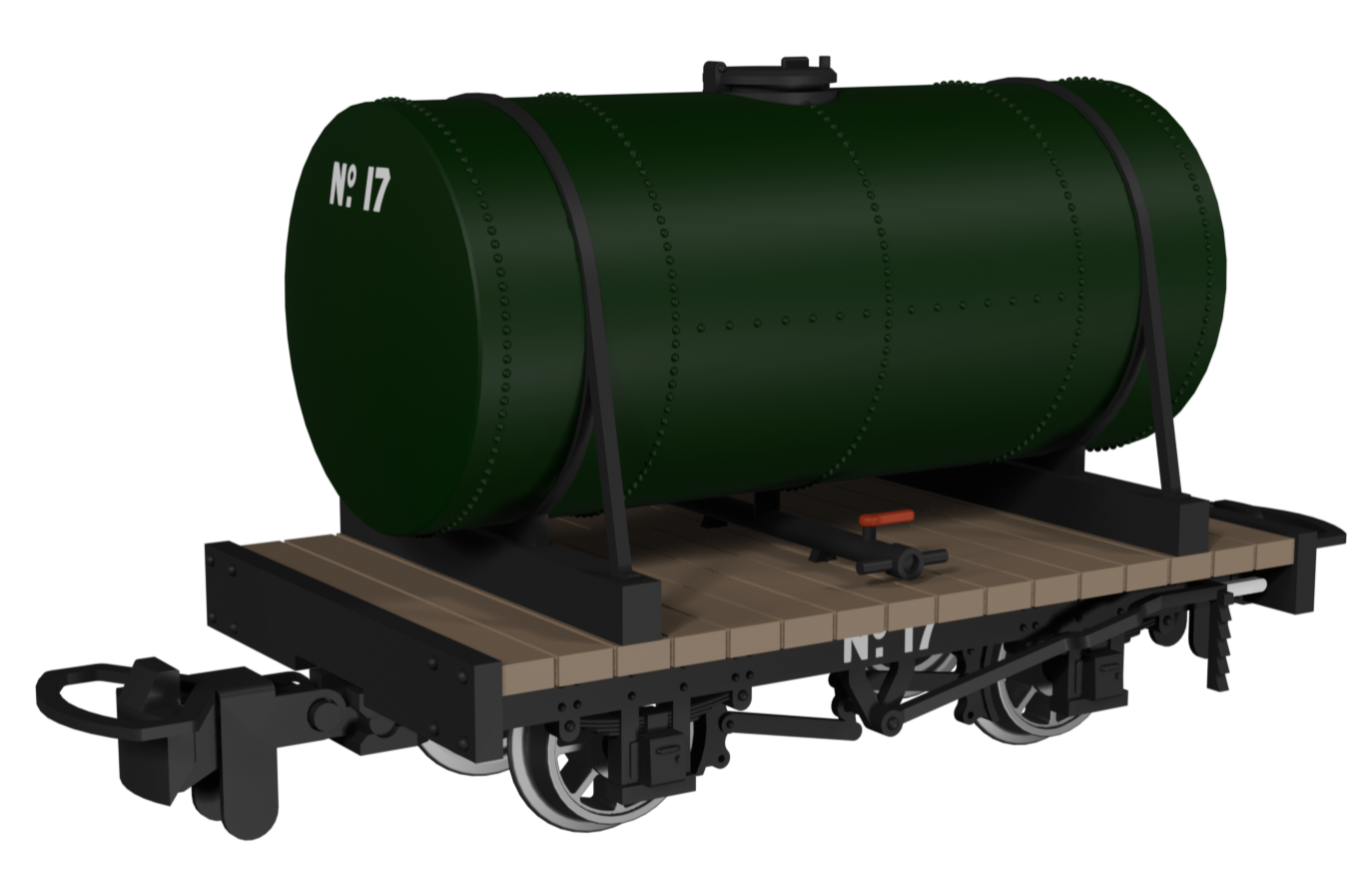 Cylindrical Tank -  Plain Green No.17