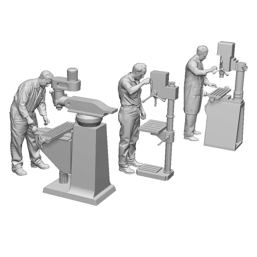 99010-043 O Gauge Workshop Details - Machinists and Machine Tool Bundle