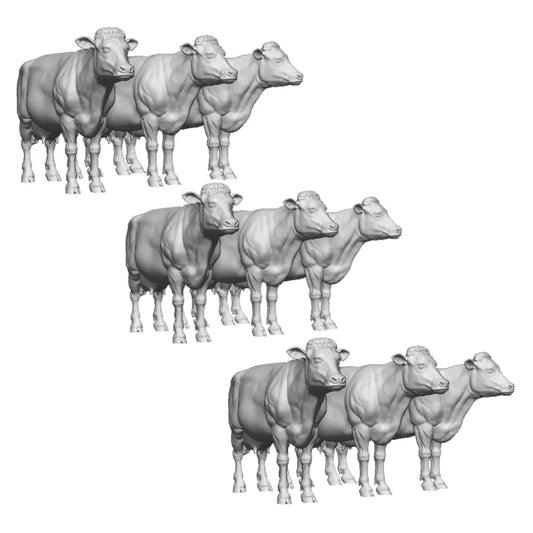 99011-148 N Gauge Farm Animals - Cattle Wagon Bundle