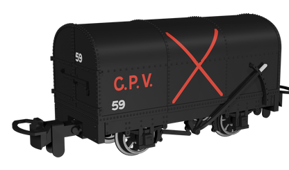 990202 Gunpowder Van - Black with Red Cross No.59