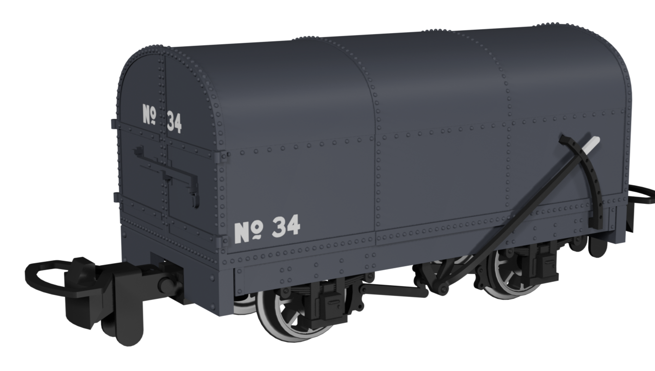 Gunpowder Van -  Plain Dark Grey No.34
