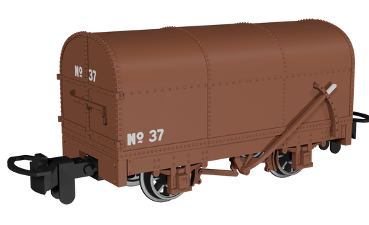 Gunpowder Van -  Plain Rusty Brown No.37