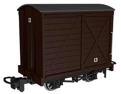 Covered Van -  Plain Brown No.13