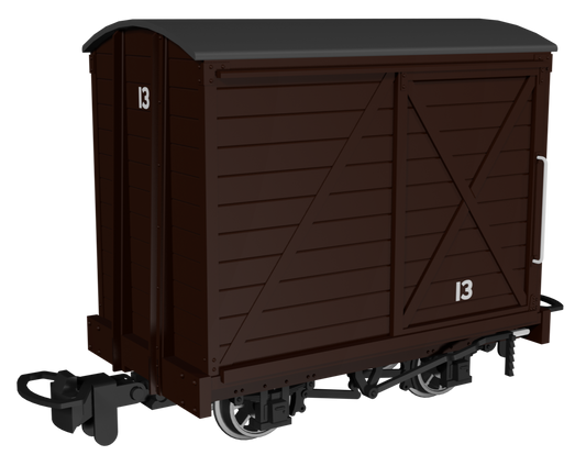 Covered Van -  Plain Brown No.13