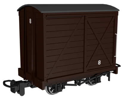 Covered Van -  Plain Brown No.8