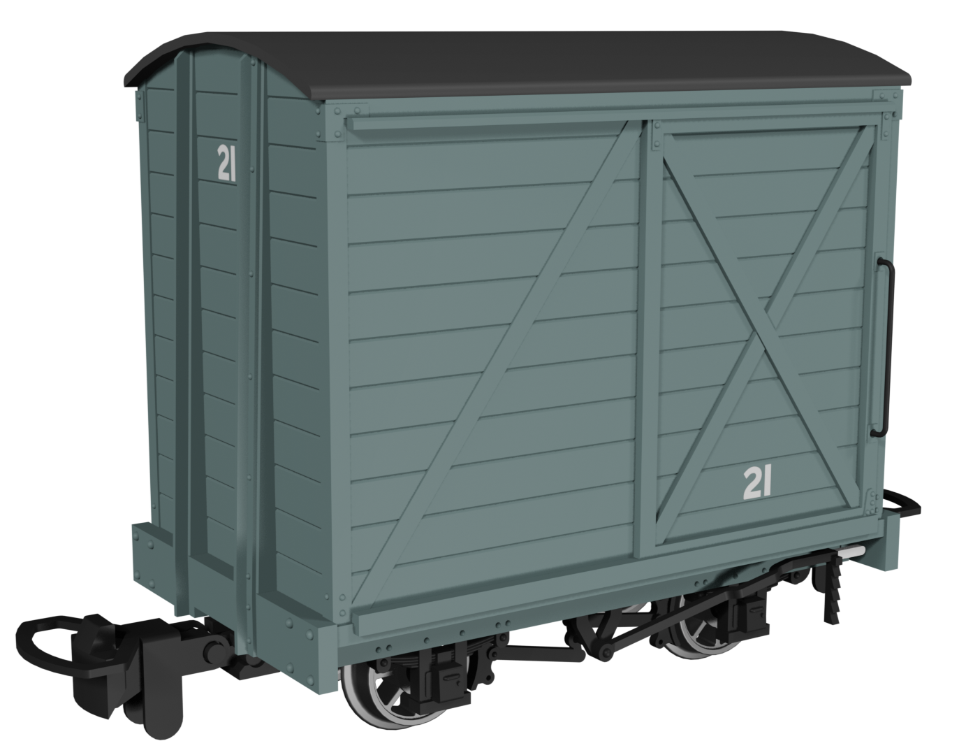 Covered Van -  Plain Grey No.21