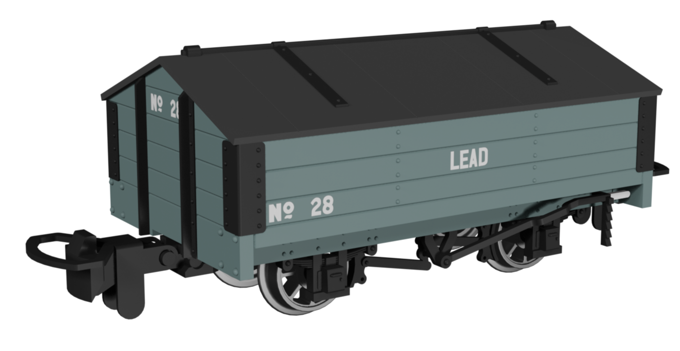Peaked Roof Van -  Grey 'Lead' No.28