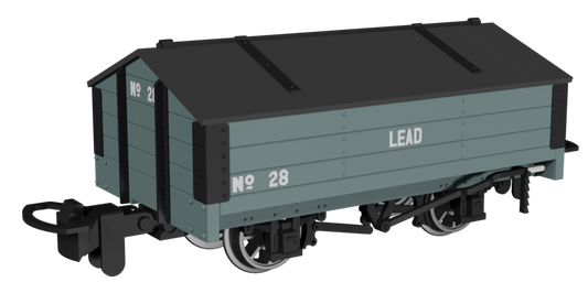 Peaked Roof Van -  Grey 'Lead' No.28