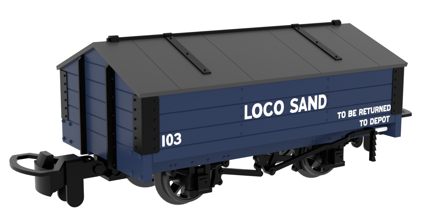 990412 009 Peaked Roof Van -  Loco Sand No.103