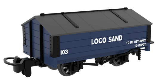 990412 009 Peaked Roof Van -  Loco Sand No.103